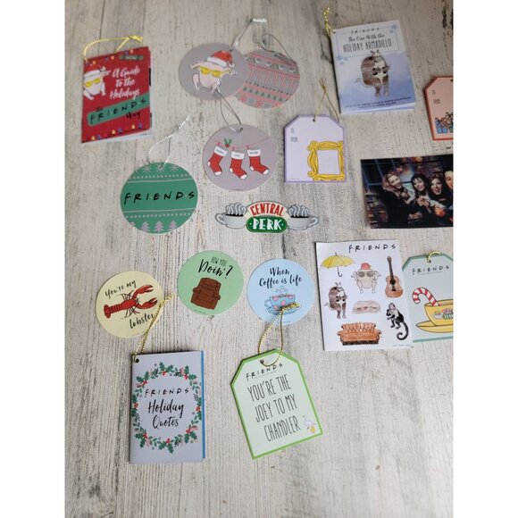 Friends Rachel chandler Holiday‎ gift tag assorted xmas set - Picture 2 of 6